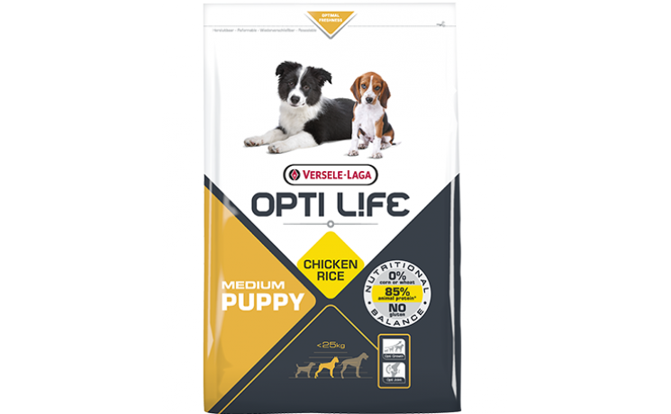 Opti Life - Puppy Medio 2,5Kg
